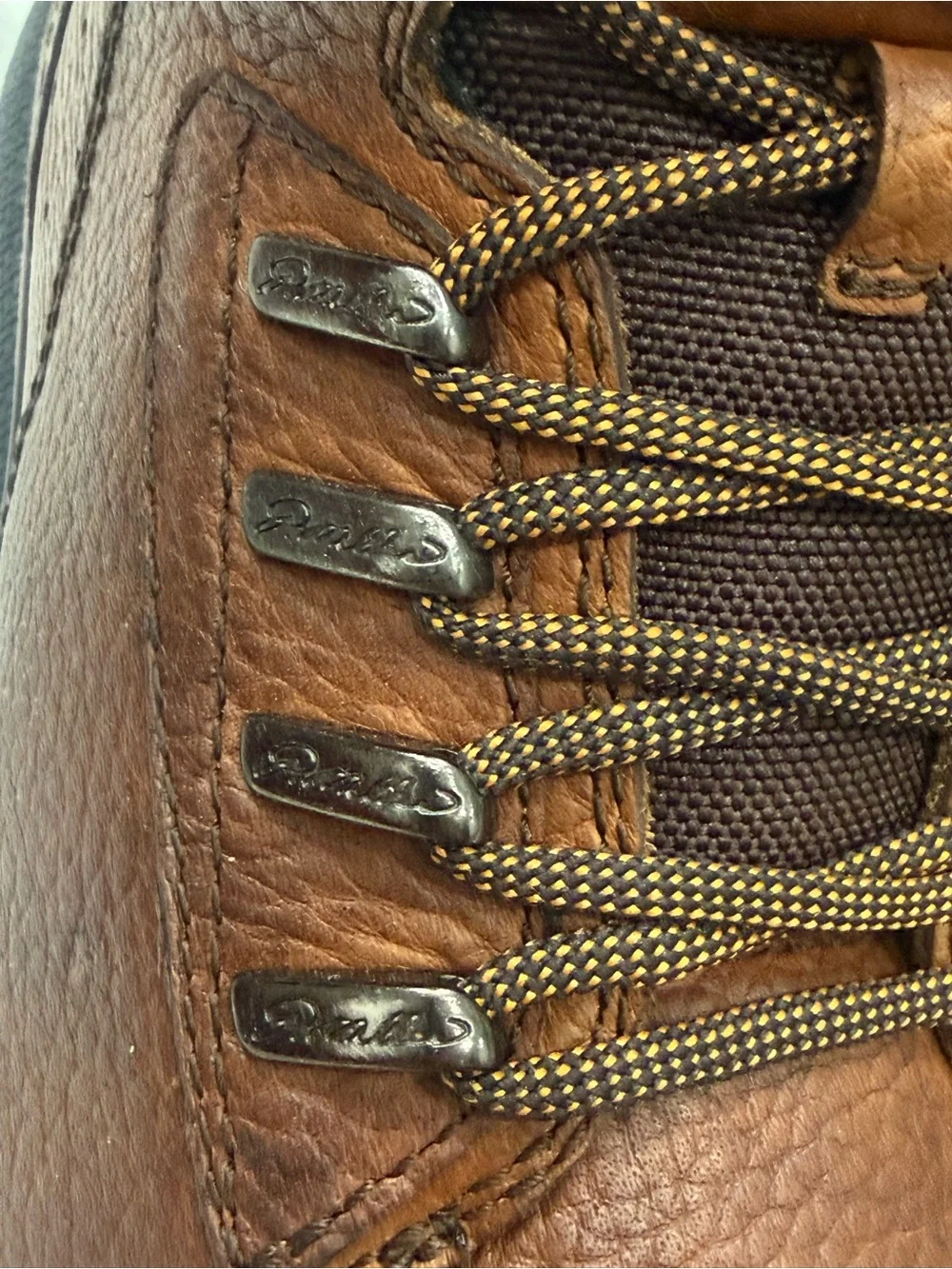 P. Miller Men's Brown Leather Boots. vintage